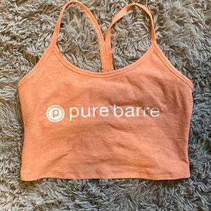 Pure Barre Beyond Yoga Crop Top Bra